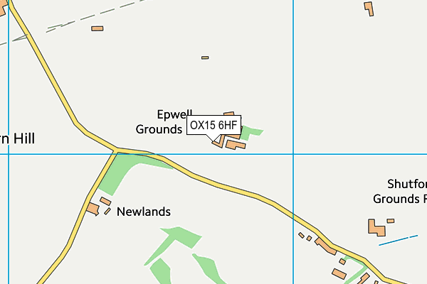 OX15 6HF map - OS VectorMap District (Ordnance Survey) OX15 6HF map - OS VectorMap District (Ordnance Survey)