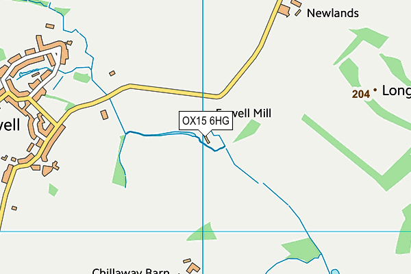 OX15 6HG map - OS VectorMap District (Ordnance Survey) OX15 6HG map - OS VectorMap District (Ordnance Survey)