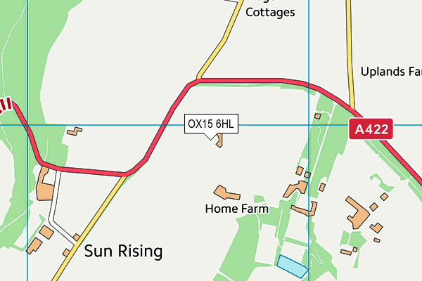 OX15 6HL map - OS VectorMap District (Ordnance Survey) OX15 6HL map - OS VectorMap District (Ordnance Survey)