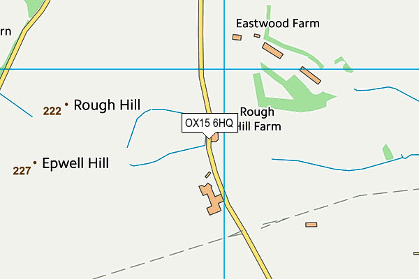 OX15 6HQ map - OS VectorMap District (Ordnance Survey)