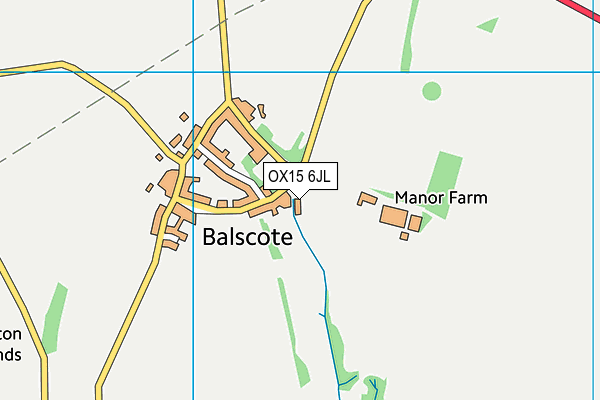 OX15 6JL map - OS VectorMap District (Ordnance Survey) OX15 6JL map - OS VectorMap District (Ordnance Survey)