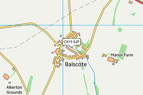 OX15 6JP map - OS VectorMap District (Ordnance Survey) OX15 6JP map - OS VectorMap District (Ordnance Survey)