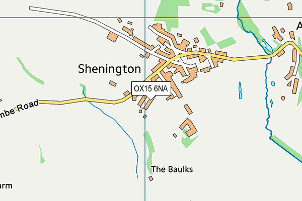 OX15 6NA map - OS VectorMap District (Ordnance Survey) OX15 6NA map - OS VectorMap District (Ordnance Survey)