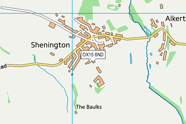 OX15 6ND map - OS VectorMap District (Ordnance Survey) OX15 6ND map - OS VectorMap District (Ordnance Survey)