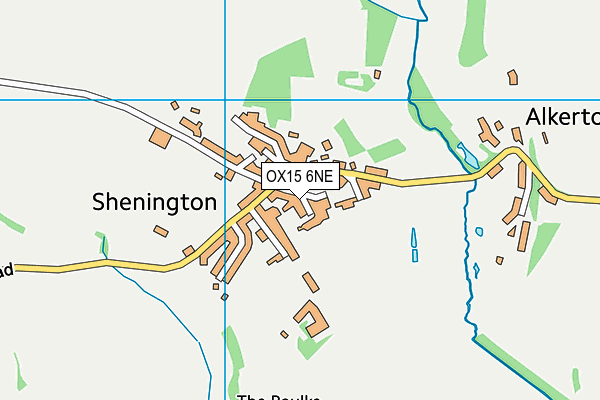 OX15 6NE map - OS VectorMap District (Ordnance Survey) OX15 6NE map - OS VectorMap District (Ordnance Survey)