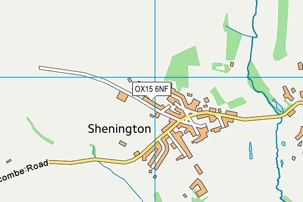OX15 6NF map - OS VectorMap District (Ordnance Survey)