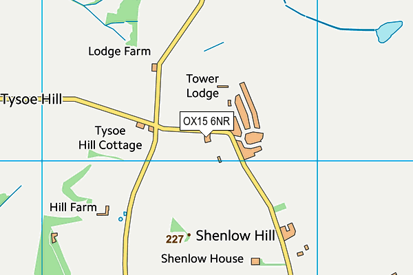 OX15 6NR map - OS VectorMap District (Ordnance Survey) OX15 6NR map - OS VectorMap District (Ordnance Survey)