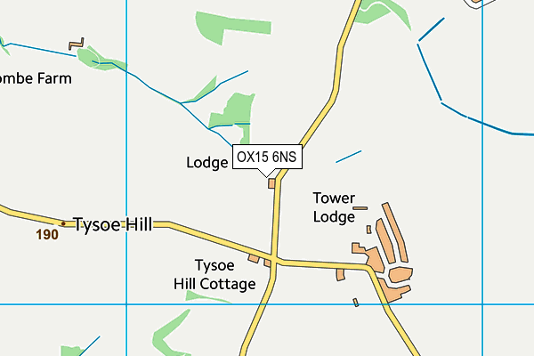 OX15 6NS map - OS VectorMap District (Ordnance Survey) OX15 6NS map - OS VectorMap District (Ordnance Survey)