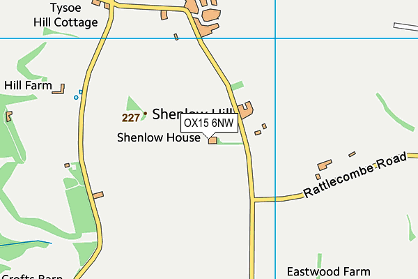 OX15 6NW map - OS VectorMap District (Ordnance Survey) OX15 6NW map - OS VectorMap District (Ordnance Survey)