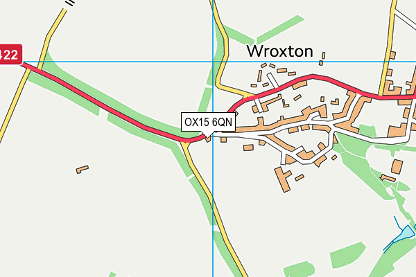 OX15 6QN map - OS VectorMap District (Ordnance Survey)