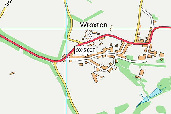 OX15 6QT map - OS VectorMap District (Ordnance Survey)