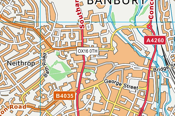 OX16 0TH map - OS VectorMap District (Ordnance Survey) OX16 0TH map - OS VectorMap District (Ordnance Survey)