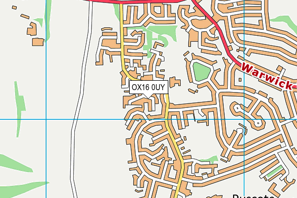 OX16 0UY map - OS VectorMap District (Ordnance Survey) OX16 0UY map - OS VectorMap District (Ordnance Survey)