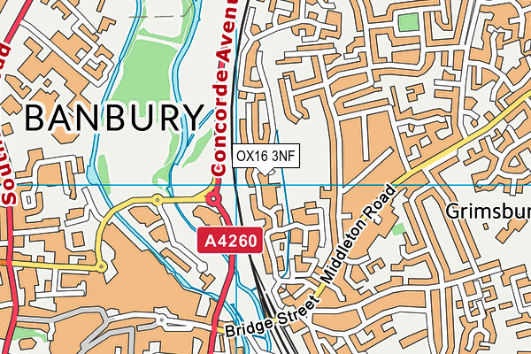 OX16 3NF map - OS VectorMap District (Ordnance Survey) OX16 3NF map - OS VectorMap District (Ordnance Survey)