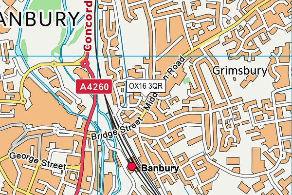 OX16 3QR map - OS VectorMap District (Ordnance Survey) OX16 3QR map - OS VectorMap District (Ordnance Survey)