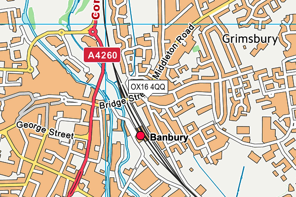 OX16 4QQ map - OS VectorMap District (Ordnance Survey) OX16 4QQ map - OS VectorMap District (Ordnance Survey)
