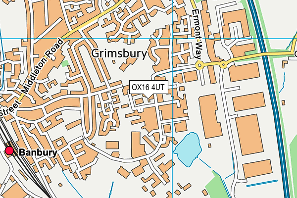 OX16 4UT map - OS VectorMap District (Ordnance Survey) OX16 4UT map - OS VectorMap District (Ordnance Survey)