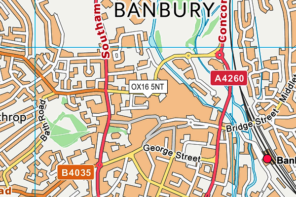 OX16 5NT map - OS VectorMap District (Ordnance Survey) OX16 5NT map - OS VectorMap District (Ordnance Survey)