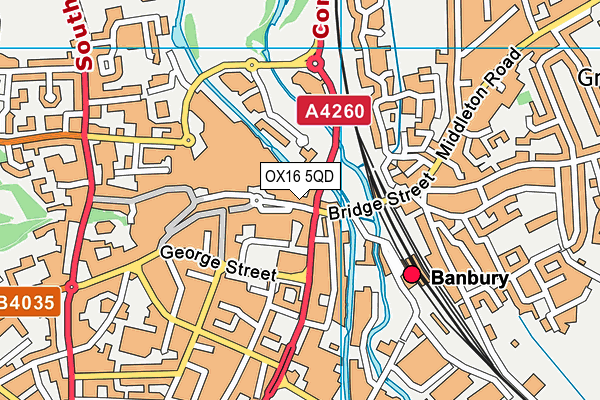 OX16 5QD map - OS VectorMap District (Ordnance Survey) OX16 5QD map - OS VectorMap District (Ordnance Survey)