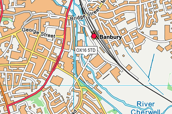 OX16 5TD map - OS VectorMap District (Ordnance Survey) OX16 5TD map - OS VectorMap District (Ordnance Survey)