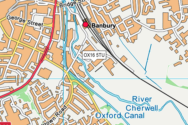 OX16 5TU map - OS VectorMap District (Ordnance Survey) OX16 5TU map - OS VectorMap District (Ordnance Survey)