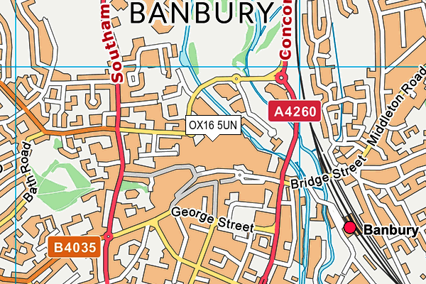 OX16 5UN map - OS VectorMap District (Ordnance Survey) OX16 5UN map - OS VectorMap District (Ordnance Survey)