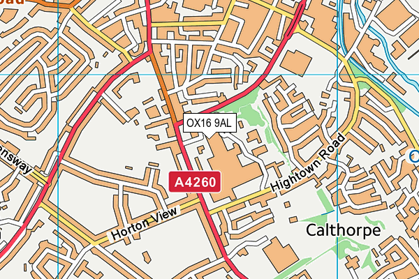 OX16 9AL map - OS VectorMap District (Ordnance Survey) OX16 9AL map - OS VectorMap District (Ordnance Survey)