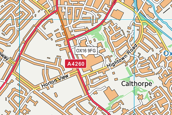 OX16 9FG map - OS VectorMap District (Ordnance Survey) OX16 9FG map - OS VectorMap District (Ordnance Survey)