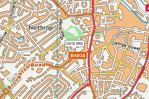 OX16 9RS map - OS VectorMap District (Ordnance Survey) OX16 9RS map - OS VectorMap District (Ordnance Survey)