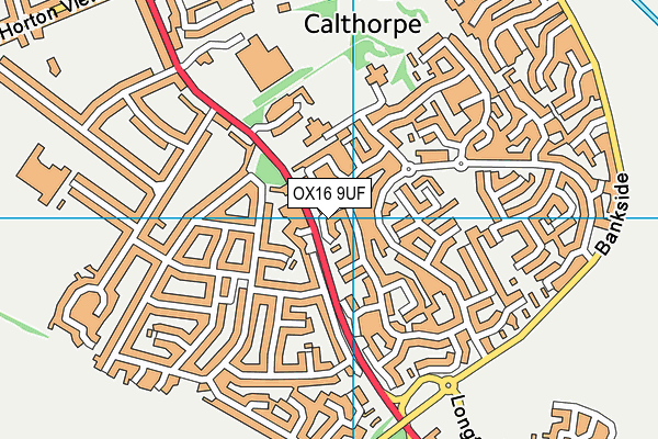 OX16 9UF map - OS VectorMap District (Ordnance Survey) OX16 9UF map - OS VectorMap District (Ordnance Survey)