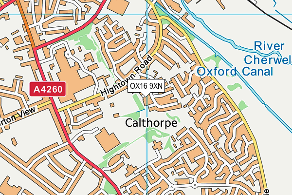 OX16 9XN map - OS VectorMap District (Ordnance Survey) OX16 9XN map - OS VectorMap District (Ordnance Survey)