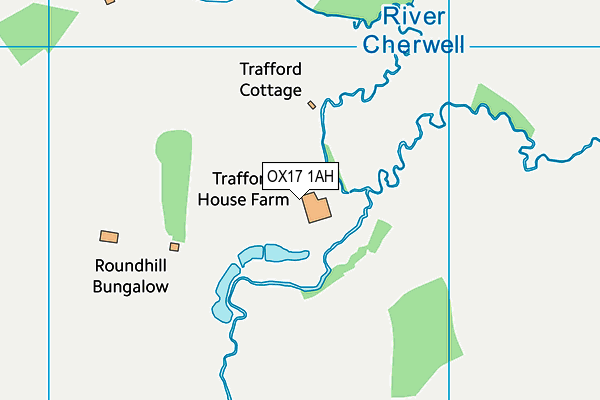 OX17 1AH map - OS VectorMap District (Ordnance Survey) OX17 1AH map - OS VectorMap District (Ordnance Survey)