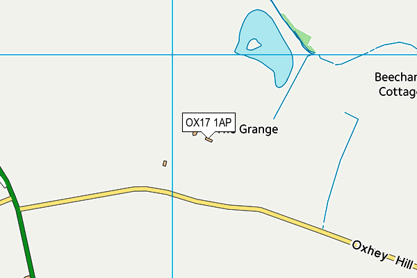 OX17 1AP map - OS VectorMap District (Ordnance Survey) OX17 1AP map - OS VectorMap District (Ordnance Survey)