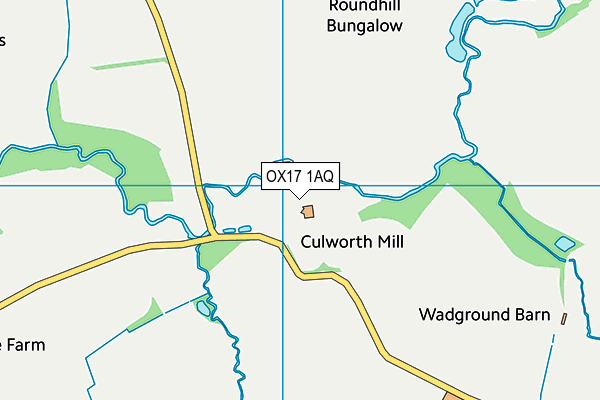 OX17 1AQ map - OS VectorMap District (Ordnance Survey) OX17 1AQ map - OS VectorMap District (Ordnance Survey)