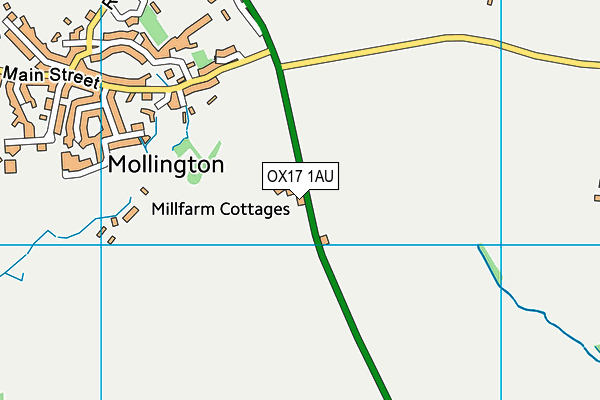 OX17 1AU map - OS VectorMap District (Ordnance Survey) OX17 1AU map - OS VectorMap District (Ordnance Survey)