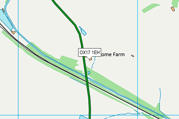 OX17 1EH map - OS VectorMap District (Ordnance Survey) OX17 1EH map - OS VectorMap District (Ordnance Survey)