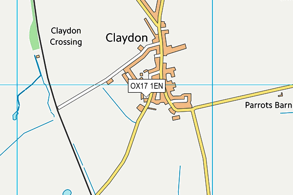 OX17 1EN map - OS VectorMap District (Ordnance Survey) OX17 1EN map - OS VectorMap District (Ordnance Survey)