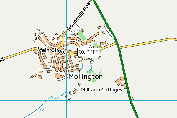 OX17 1FF map - OS VectorMap District (Ordnance Survey) OX17 1FF map - OS VectorMap District (Ordnance Survey)