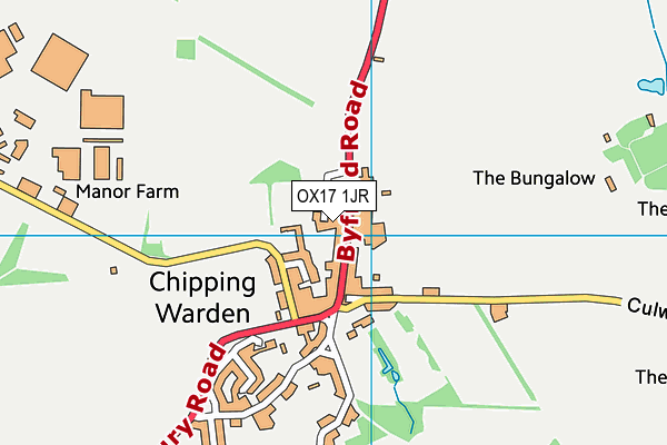 OX17 1JR map - OS VectorMap District (Ordnance Survey) OX17 1JR map - OS VectorMap District (Ordnance Survey)
