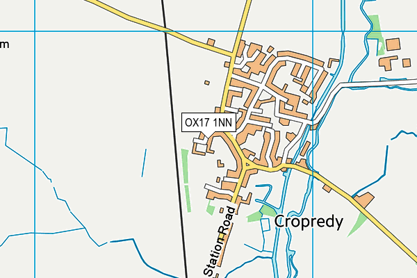 OX17 1NN map - OS VectorMap District (Ordnance Survey) OX17 1NN map - OS VectorMap District (Ordnance Survey)