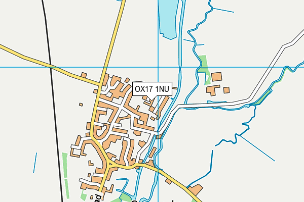 OX17 1NU map - OS VectorMap District (Ordnance Survey) OX17 1NU map - OS VectorMap District (Ordnance Survey)