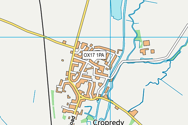 OX17 1PA map - OS VectorMap District (Ordnance Survey) OX17 1PA map - OS VectorMap District (Ordnance Survey)