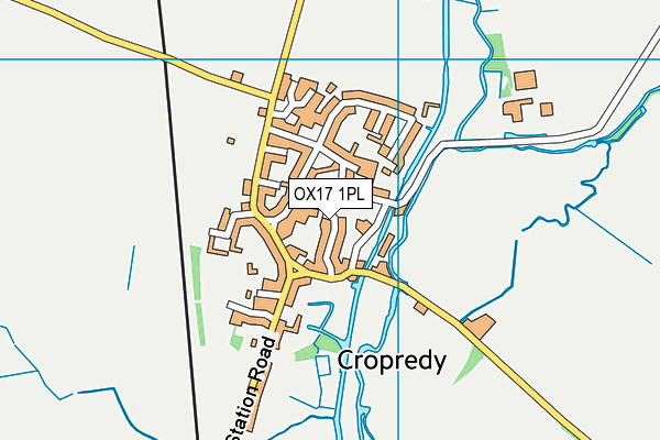 OX17 1PL map - OS VectorMap District (Ordnance Survey) OX17 1PL map - OS VectorMap District (Ordnance Survey)