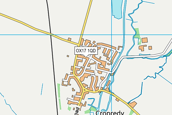 OX17 1QD map - OS VectorMap District (Ordnance Survey) OX17 1QD map - OS VectorMap District (Ordnance Survey)