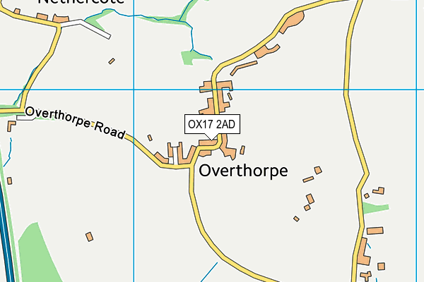 OX17 2AD map - OS VectorMap District (Ordnance Survey) OX17 2AD map - OS VectorMap District (Ordnance Survey)