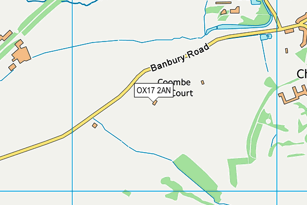 OX17 2AN map - OS VectorMap District (Ordnance Survey) OX17 2AN map - OS VectorMap District (Ordnance Survey)