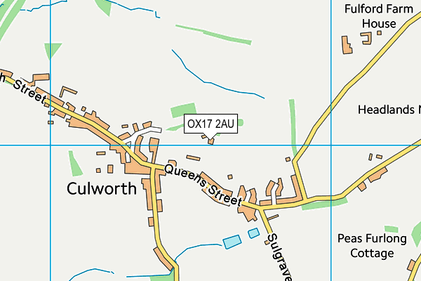 OX17 2AU map - OS VectorMap District (Ordnance Survey) OX17 2AU map - OS VectorMap District (Ordnance Survey)