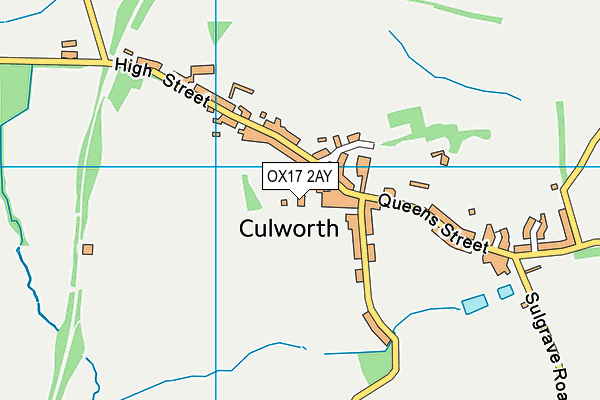 OX17 2AY map - OS VectorMap District (Ordnance Survey) OX17 2AY map - OS VectorMap District (Ordnance Survey)