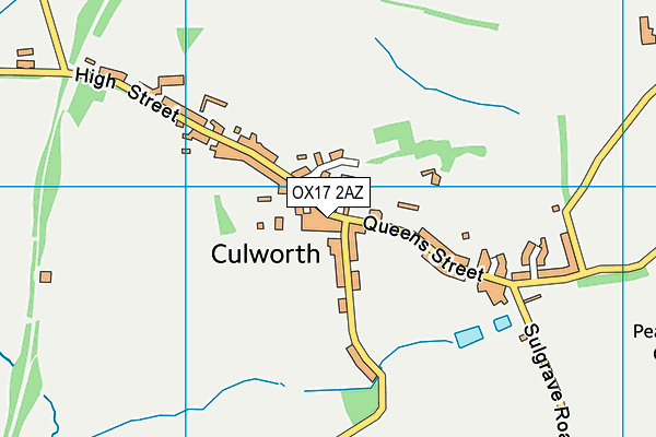 OX17 2AZ map - OS VectorMap District (Ordnance Survey) OX17 2AZ map - OS VectorMap District (Ordnance Survey)