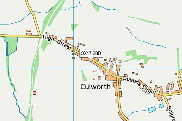 OX17 2BD map - OS VectorMap District (Ordnance Survey) OX17 2BD map - OS VectorMap District (Ordnance Survey)